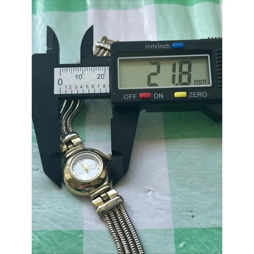 Women’s Gold Tone Multichain Band Quartz Watch